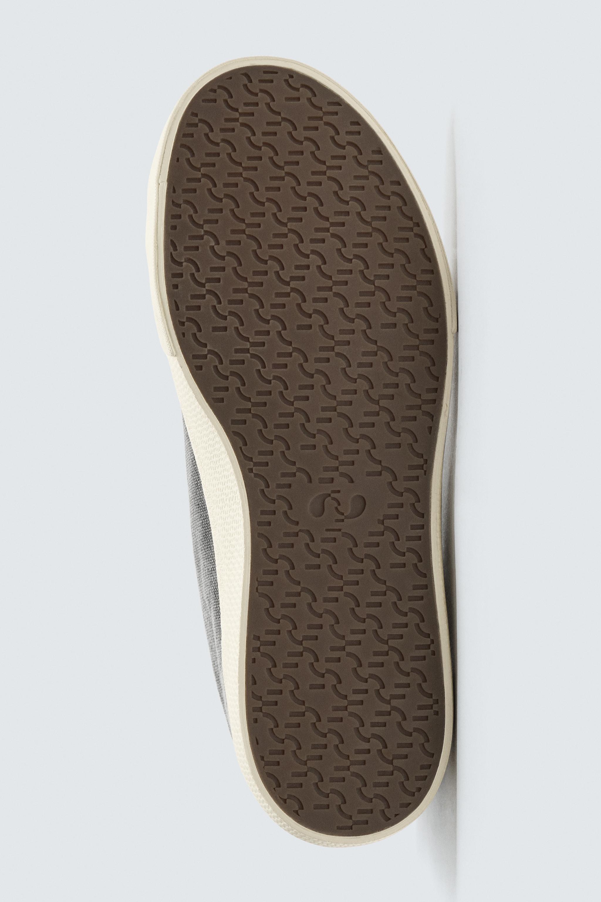 FABRIC HIGH-TOP SNEAKERS